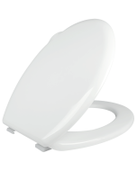 Κάλυμμα Λεκάνης Universal Λευκό Πλαστικό γαι Vitruvit, Kerafina Οπές 16-18εκ.  Μ45 εκ. Π37εκ. Elvit 0001