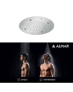 Κεφαλή Ντουζ Εντοιχισμού Οροφής Φ38 Almar Inox Chrome E044219-100