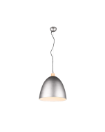 Κρεμαστό Φωτιστικό Antique Nickel 40xH150cm Μονόφωτο Καμπάνα 1xE27 Trio Lighting Jagger R30681967