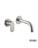 Μπαταρία Νιπτήρα Τοίχου Slim Vicario Inox 500045-110