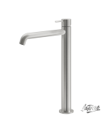 Μπαταρία Νιπτήρα Υψηλή με Βαλβίδα Clic-Clac Elle316 La Torre  Brushed Inox 35016-111