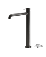 Μπαταρία Νιπτήρα Υψηλή με Βαλβίδα Clic-Clac Elle316 La Torre  PVD Black Brushed 35016-411