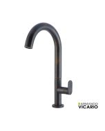 Μπαταρία Νιπτήρα Υψηλή με Βαλβίδα Clic-Clac Slim Vicario Rusty Black 500041-424