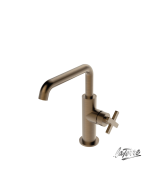 Μπαταρία Νιπτήρα με Βαλβίδα Clic-Clac Εlle Cross La Torre Antique Brass 38020-221