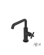 Μπαταρία Νιπτήρα με Βαλβίδα Clic-Clac Εlle Cross La Torre Black Matt 38020-400