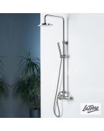 Μπαταρία Ντουζιέρας με Κεφαλή και Κολώνα ρυθμιζόμενου ύψους, Τech La Torre Inox 12065-110