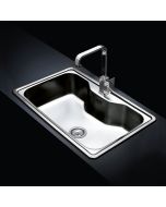 Νεροχύτης Λείος Ένθετος για ερμάριο 80 εκ. Fortinox Arena 22080