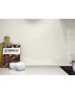 Πλακάκι Τουβλάκι Κουζίνας-Τοίχου 7,5x30cm Γυαλιστερό Pasta Bianca Retificato Tennessee Ocean Gloss 2117530OG