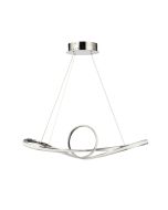 Φωτιστικό Κρεμαστό Χρωμέ 81x30xH100cm Led 64w 3000K Homelighting Malbera 77-8126