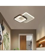 Φωτιστικό Οροφής 20x6x20cm Αλουμίνιο Μαύρο Ματ Led 15w 3CCT 3000-4000-6500K SE LED 200 ESTRELLA BLACK AND WHITE HOMELIGHTING 77-50476