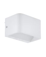 Φωτιστικό Τοίχου Λευκό Αλουμίνιο L13xA9xH8cm LED 3000K 670lm Eglo Sania 4 13cm 98421