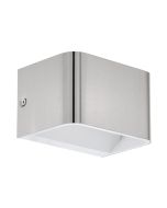 Φωτιστικό Τοίχου Νίκελ Σατινέ Αλουμίνιο L13xA9xH8cm LED 3000K 670lm Eglo Sania 4 98424