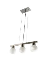 OPDT 6104-3# ΡΑΓΑ 3/Φ ΜΕΤΑΛΛΟ ΜΕ ΓΥΑΛΙ ΟΠΑΛΙΝΑ ΜΠΑΛΙΤΣΑ E14 ARlight 0083588