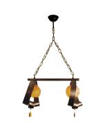 PDA 102-2 2/Φ ΡΑΓΑ  ΣΚΟΥΡΙΑ ΠΟΡΤΟΚΑΛΙ ΓΥΑΛΙ 2ΧΕ27 ARlight 0101113