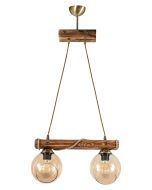 PDT 2059-2 ΡΑΓΑ 2/Φ ΞΥΛΙΝΗ ΜΕ ΜΕΛΙ ΓΥΑΛΙ 2ΧΕ27 ARlight 0103457