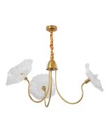 PDC 2046-3 # ΠΟΛΥΦΩΤΟ ΧΡΥΣΟ VINTAGE ΜΕ ΛΕΥΚΟ ΓΥΑΛΙ ΛΟΥΛΟΥΔΙ 3ΧΕ14 ARlight 0104519