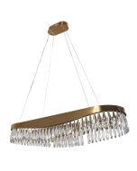 PDC 708-80 LED ΠΟΛΥΕΛΑΙΟΣ ΧΡΥΣΟΣ ΟΒΑΛ ΜΕ ΚΡΥΣΤΑΛΛΑ ARlight 0104527