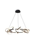 PDC 560-8 LED ΣΤΡΟΓΓΥΛΟ ΜΕ ΚΥΚΛΟΥΣ ΜΑΥΡΟ 72W 3000K 4200 LUM ARlight 0104583