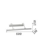 MIRROR-10 AP4 BRUNITO Ideal Lux 017310