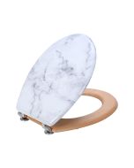 Κάλυμμα Λεκάνης Μ43xΠ36cm Μεντεσέδες Κράμα Ψευδαργύρου Estia Home Art Marble 02-21825