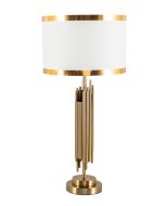 TLC 8801 AB ΕΠΙΤΡΑΠΕΖΙΑ ΛΑΜΠΑ ΟΞΥΝΤΕ ΜΕ ΒΕΡΓΕΣ ΑΜΠΑΖΟΥΡ ΛΕΥΚΟ ΧΡΥΣΟ ΣΙΡΙΤΙ 1xE27 ARlight 0204055