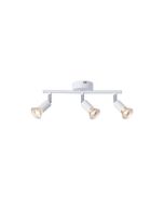 ΣΠΟΤ ΚΙΝΗΤΟ ΜΕΤΑΛΛΟ 3ΦΩΤΟ 2XGU10 Max 7W 300X80X125mm ΛΕΥΚΟ ARTE ILLUMINA VORRAS Eurolamp 145-25241