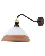 WLA 120  ΑΠΛΙΚΑ ΣΚΟΥΡΙΑ ΓΥΑΛΙ ΛΕΥΚΟ/ΚΑΦΕ ΦΑΣΑ  1ΧΕ27 ARlight 0148110