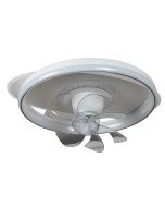 CFC 9502 WΗ ΑΝΕΜΙΣΤΗΡΑΣ ΟΒΑΛ+ ΚΥΚΛΟΣ ΟΡΟΦΗΣ ΜΕ LED ΦΩΤΙΣΜΟ 3COLORS+ CONTROL ARlight 0334002