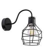 WLC 310 ΑΠΛΙΚΑ ΣΤΡΟΓΓΥΛΗ ΜΑΥΡΗ ΠΛΕΓΜΑ 1ΧΕ27 ARlight 0144108