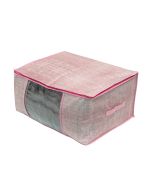 Θήκη Αποθήκευσης 60x45x30cm Υφασμάτινη με Διπλό Φερμουάρ Coral Non Woven Estia Home Art 03-5733