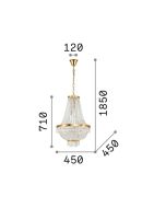 CAESAR SP9 CROMO Ideal Lux 041827