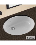 Νιπτήρας Πορσελάνης Υποκαθήμενος58x43,5 SEREL White 0501-300