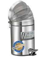 Χαρτοδοχείο 5Λ Χρώμιο Bronze Art Χαρτοδοχεία 05TT-10-9