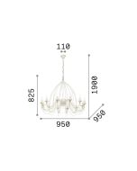 CORTE SP12 BIANCO Ideal Lux 097664