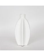 ΒΑΖΟ ΚΕΡΑΜΙΚΟ ΛΕΥΚΟ 15x13.5x25cm Eurolamp 752-20256