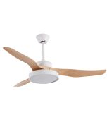 it-Lighting Nitinat 25W 3CCT LED Fan Light in White and wooden Color 102000210