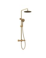 Orabella Imperial Brushed Gold - Στήλη ντουζ με στρόγγυλη κεφαλή 10239