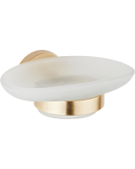 Σαπουνοθήκη Γυαλί Χρυσό Ματ Bronze Art Inox304 1030-G1