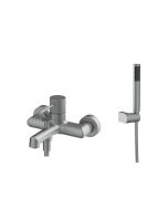 Orabella Terra Gun Metal Light - Single lever bath shower mixe 10309