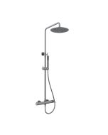 Orabella Preciosa Gun metal light - Στήλη ντουζ με στρόγγυλη κεφαλή Φ250 10389