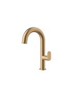 Orabella Oval Brushed gold - Μπαταρία νιπτήρος 10468