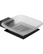 Σαπουνοθήκη Γυαλί Μαύρο Bronze Art Shelfy 10V1-MM