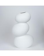 ΒΑΖΟ ΚΕΡΑΜΙΚΟ ΛΕΥΚΟ 21x17x32.2cm Eurolamp 752-20404