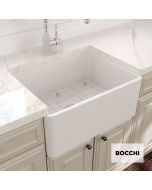 Νεροχύτης Κουζίνας Πορσελάνης Επικαθήμενος 61x46,5 Bocchi White 1137-300