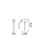 INSIDE PR1 ANTRACITE Ideal Lux 115412