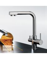 Μπαταρία Νεροχύτη Κουζίνας Filter-tap για Ντεπόζιτο Eurorama Chrome 13534-100