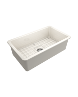 Νεροχύτης Πορσελάνης Ένθετος-Υποκαθήμενος 81x48cm Bocchi Farmhouse White Matt 1362-301