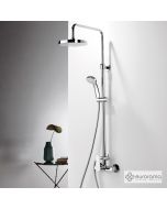 Μπαταρία Ντουζιέρας με Κεφαλή και Κολώνα ρυθμιζόμενου ύψους Klint Chrome 142065-100
