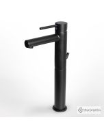 Μπαταρία Νιπτήρα Υψηλή Tonda Eurorama Black Μatt 145310P-400