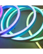 NEON FLEX PIXEL ΦΩΤΟΣΩΛΗΝΑ, 24V ΜΕ ΜΕΤΑΣΧΗΜΑΤΙΣΤΗ, LED RGBCCT, ΠΡΟΓΡΑΜΜΑ, ΤΗΛΕΧΕΙΡΙΣΤΗΡΙΟ, 10 TMX CLIPS, 3m, IP44 Eurolamp 600-23211